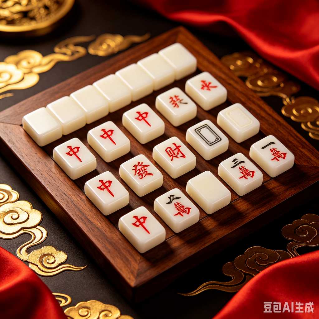 black luxury mahjong set