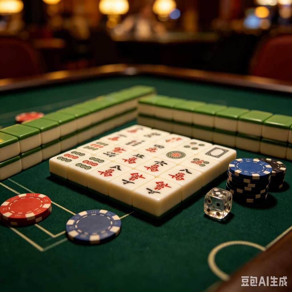 simple text mahjong tiles